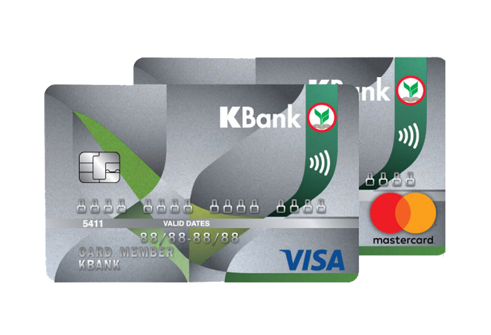 บัตรเครดิตวีซ่า/ มาสเตอร์การ์ด คลาสสิก กสิกรไทย-ธนาคารกสิกรไทย (KBANK) : ภาพที่ 1