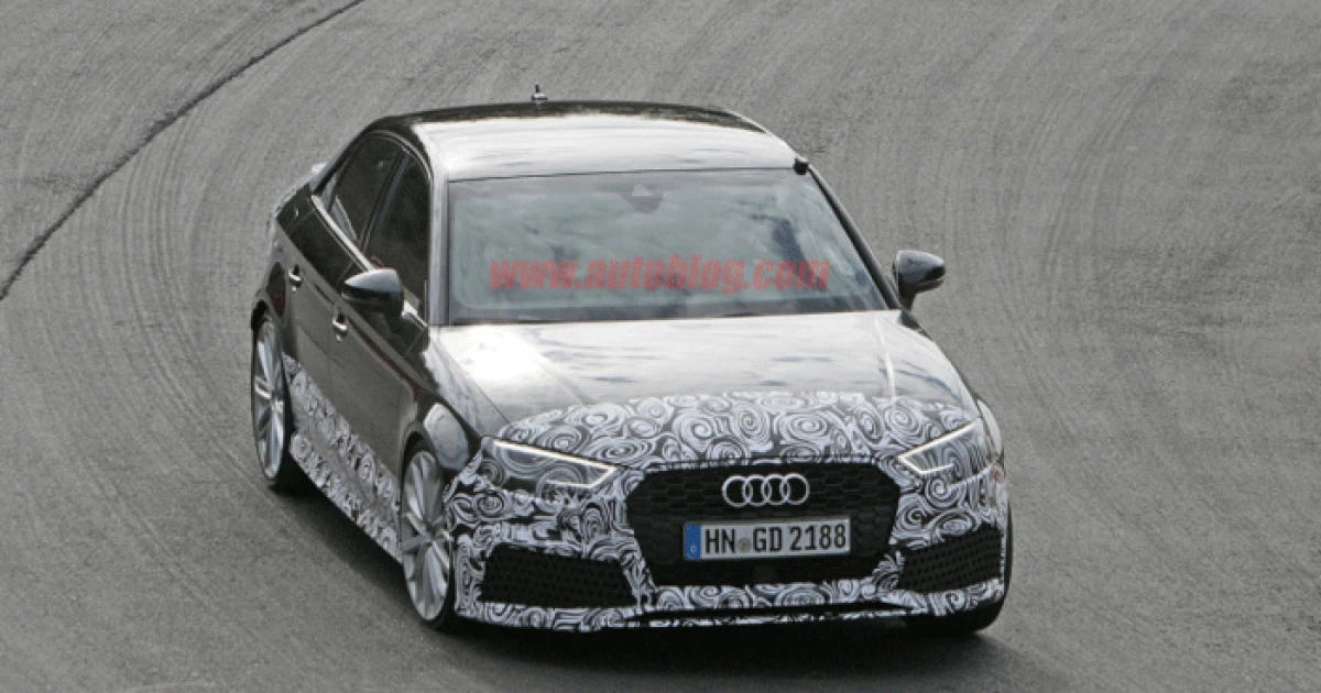 หลุด Audi RS3 วิ่งทดสอบสนาม Nurburgring
