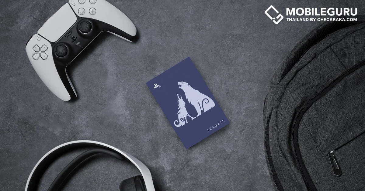 Seagate วางจำหน่ายเกมไดรฟ์สำหรับเครื่องเล่นเกม PlayStation 4 และ PlayStation 5 ลวดลายพิเศษ God of War Ragnarök สวยสะดุดตา พร้อมไฟ LED ความจุสูง 2TB ราคา 3,690 บาท