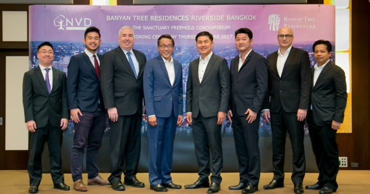เปิดตัว "บันยัน ทรี เรสซิเดนซ์ ริเวอร์ไซด์ กรุงเทพ" คอนโดระดับซูเปอร์ลักชัวรีริมแม่น้ำเจ้าพระยา
