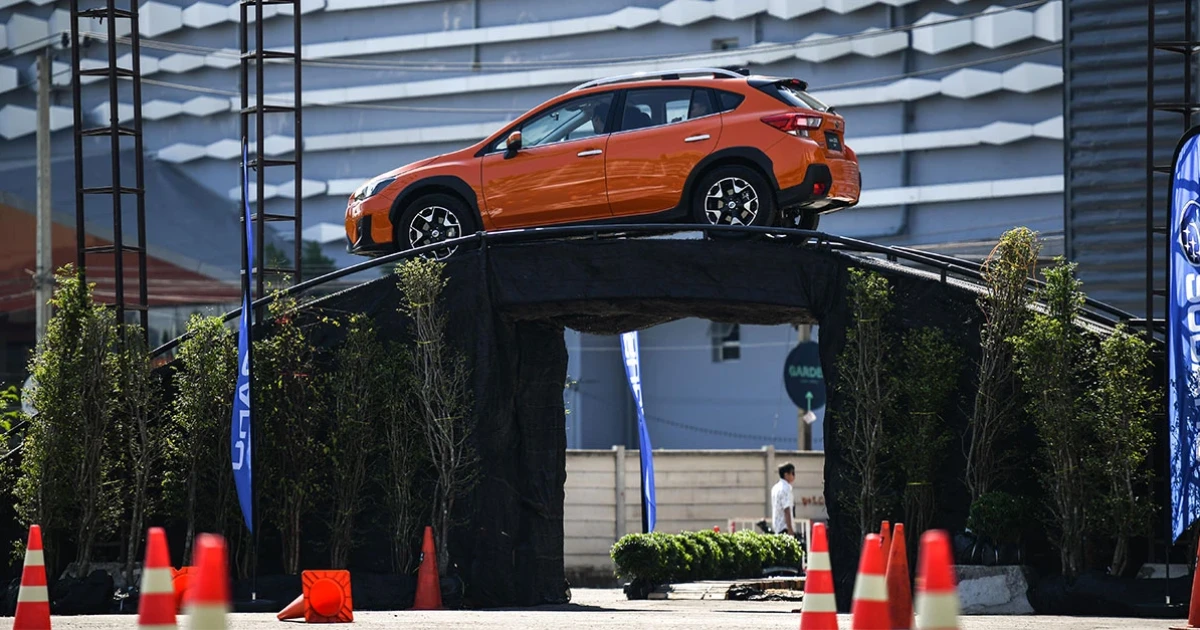 พร้อมกิจกรรมทดสอบ Subaru Mega Test Drive