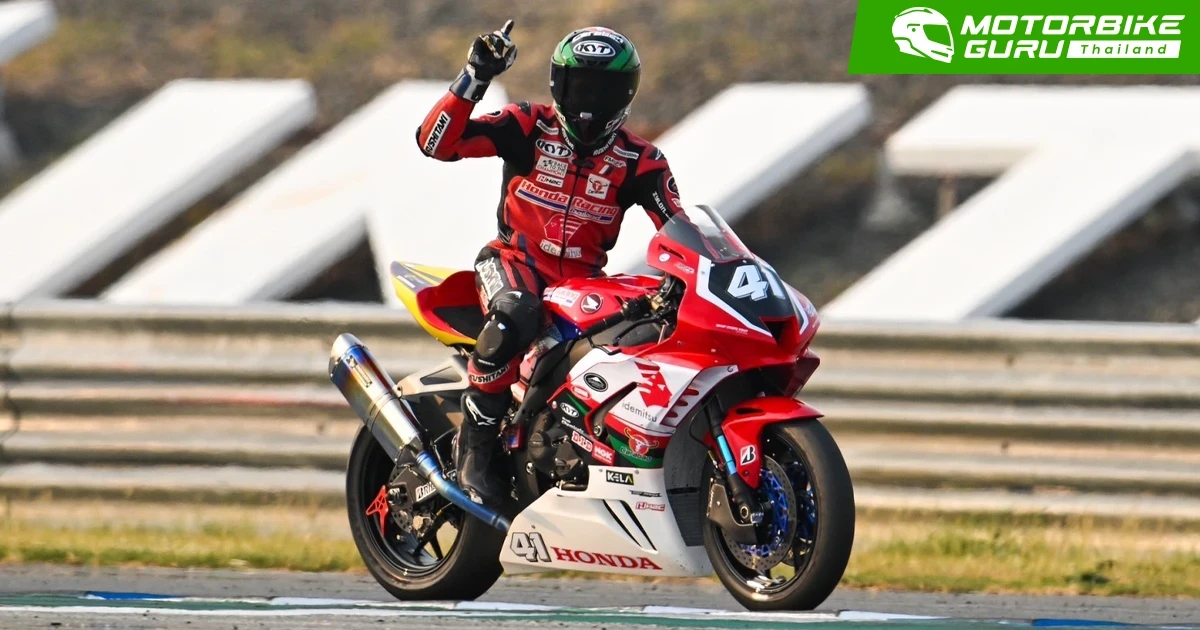 HONDA RACING THAILAND เหมาแชมป์ทั้ง 2 รุ่นในการแข่งขันสนามที่ 1 ในรายการ OR BRIC SUPERBIKE CHAMPIONSHIP 2023