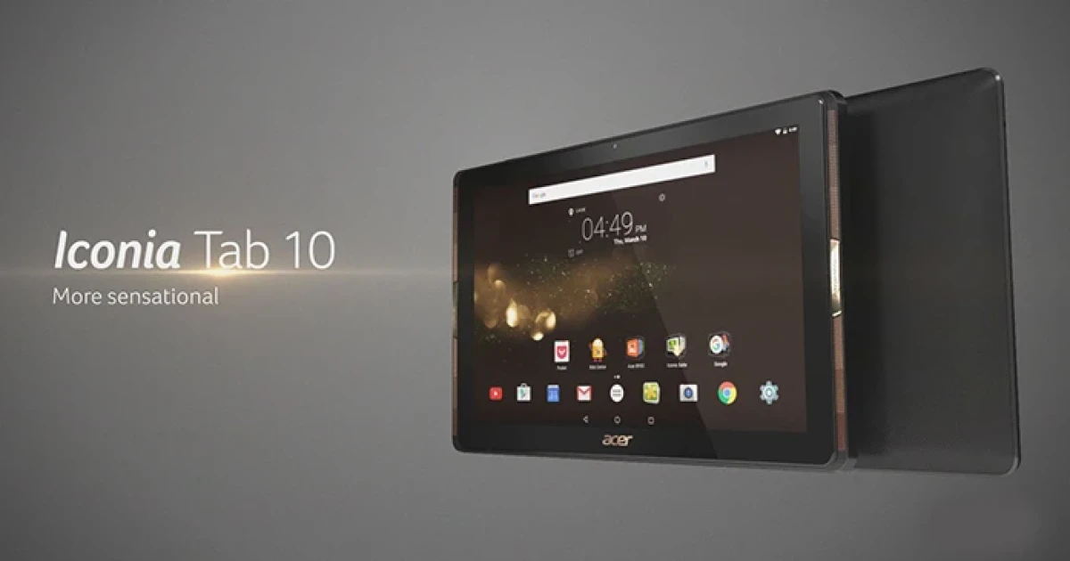 Acer Iconia Tab 10 ขีดสุดความบันเทิง! หน้าจอ Quantum ลำโพง 4 ตัวพร้อม sub-woofer!