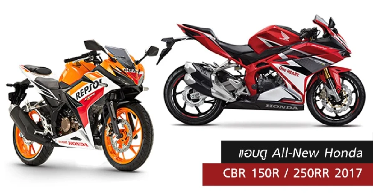 แอบดู All-New Honda CBR 150R/250RR 2017