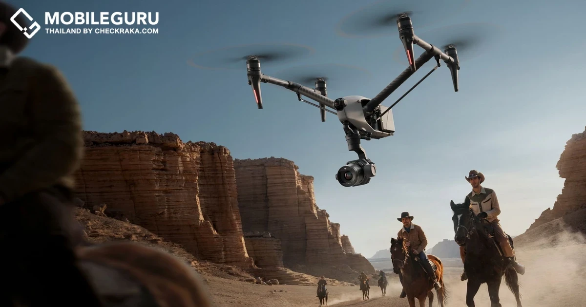 DJI Inspire 3 โดรนถ่ายภาพยนตร์สุดยอดนวัตกรรมระดับโลก ผสมผสานเทคนิคชั้นนำ ง่ายต่อการพกพาและเป็นอีกหนึ่งอุปกรณ์สำหรับการถ่ายภาพยนตร์ทางอากาศ