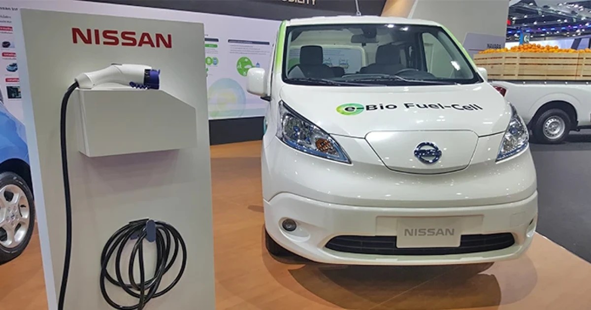 Nissan NV200 รถต้นแบบไฟฟ้าล้วน เติมเอทานอลได้!