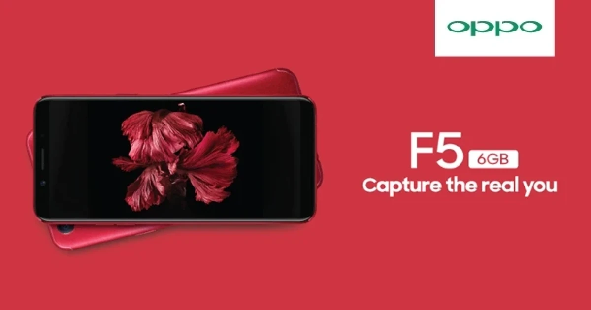 ออปโป้ ส่ง OPPO F5 แรม 6 GB สมาร์ทโฟนสเปคแรงเข้าเขย่าตลาด