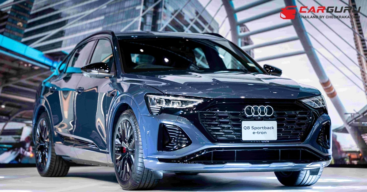 Audi เปิดตัวรถยนต์ไฟฟ้า Q8 e-tron ที่มาพร้อมเทคโนโลยีเจเนอเรชั่นล่าสุด เพื่อสร้างมาตรฐานใหม่ในกลุ่มพรีเมียมเซกเมนต์ กับ 4 ทางเลือก ในราคาเริ่มต้นที่ 4.69 ล้านบาท