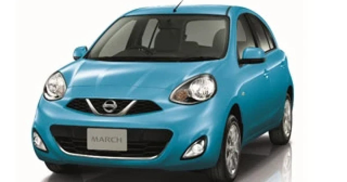 นิสสัน มาร์ช สีใหม่ สีฟ้า คาปรี บลู สวยสะดุดตา