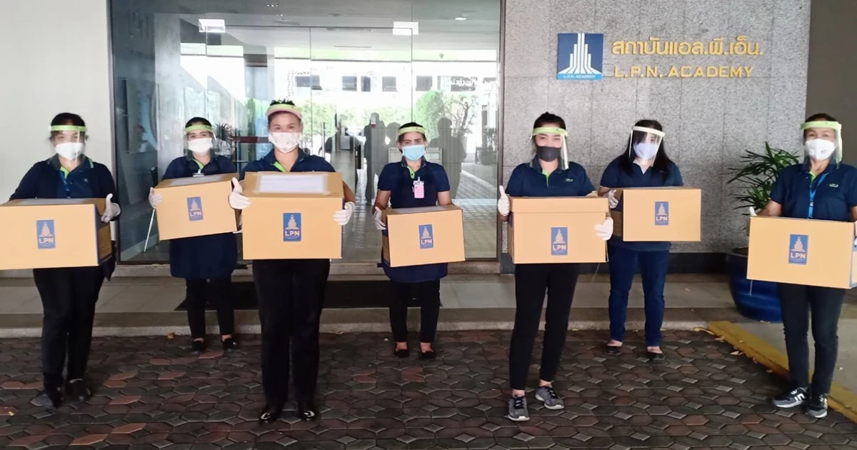 LPN จับมือ LPC ผลิต Face Shield บริจาคแก่โรงพยาบาลที่ขาดแคลน รับมือไวรัส COVID-19