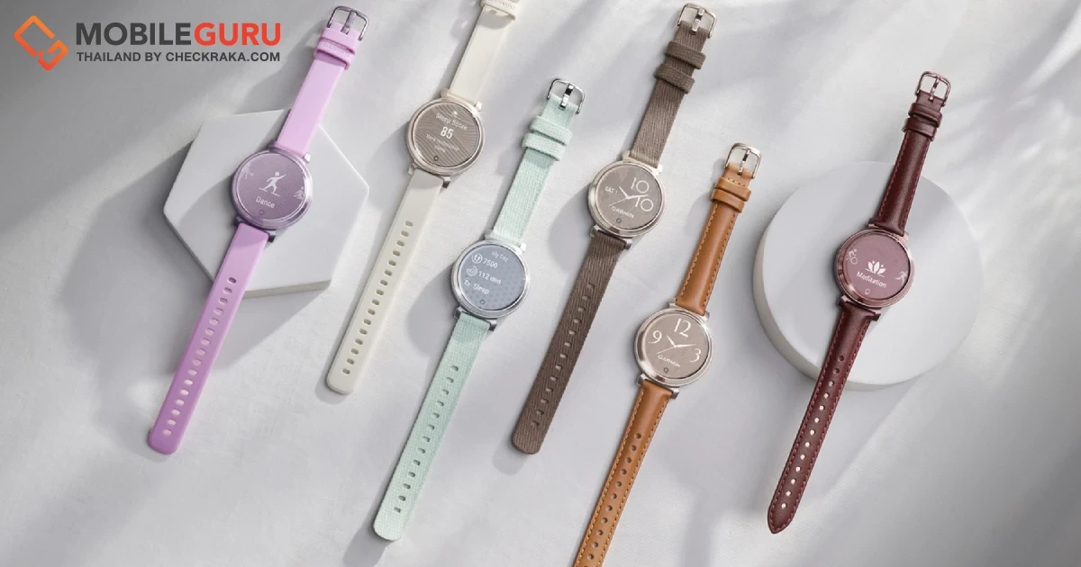 Garmin LILY 2 ซีรีย์ สมาร์ทวอทช์ที่มาในรูปแบบ Smart Jewelry