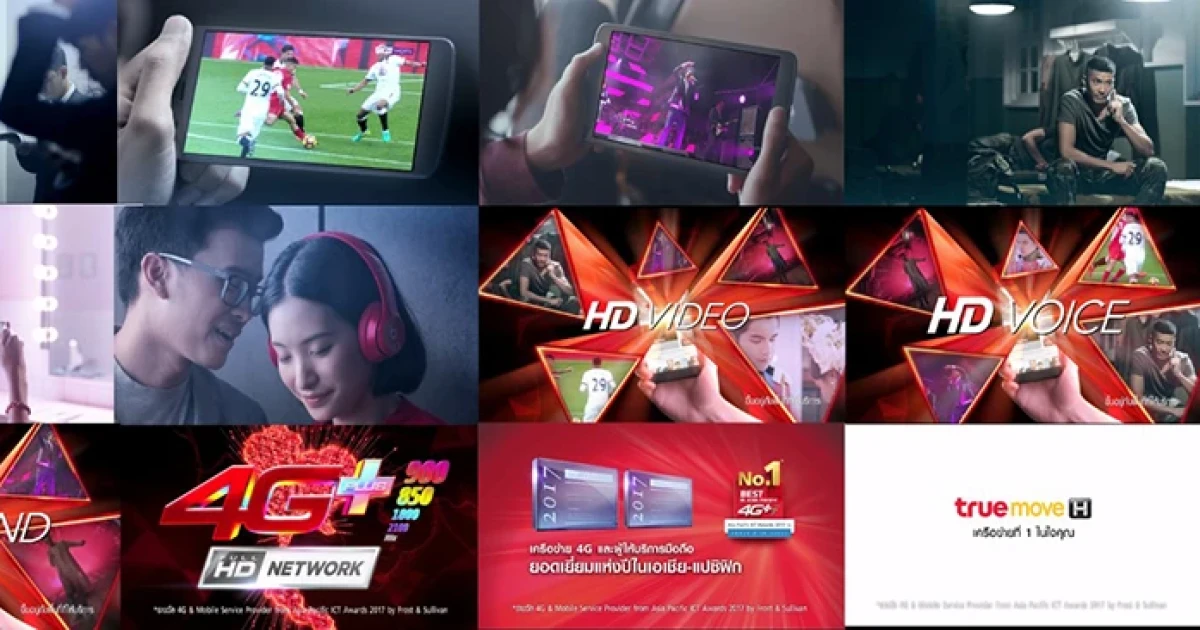 TrueMove H ตอกย้ำ Best HD Network รายแรกในไทย บนเครือข่าย 4G ที่ดีที่สุด