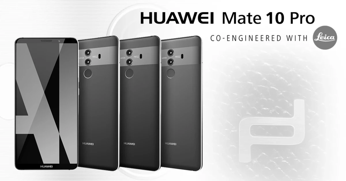 เผยโฉม Huawei Mate 10 Pro พร้อมรุ่นพิเศษ Porsche Design edition