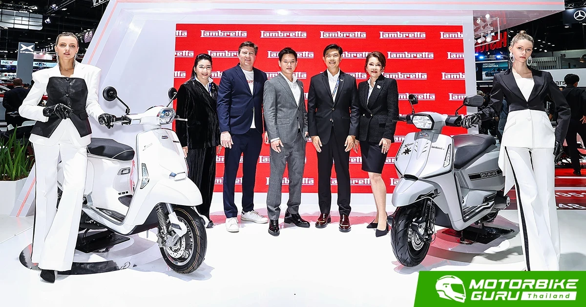 Lambretta เปิดตัว J200 ครั้งแรกในไทย! พร้อม X300 GP โฉมใหม่ ในงาน Motor Expo 2025