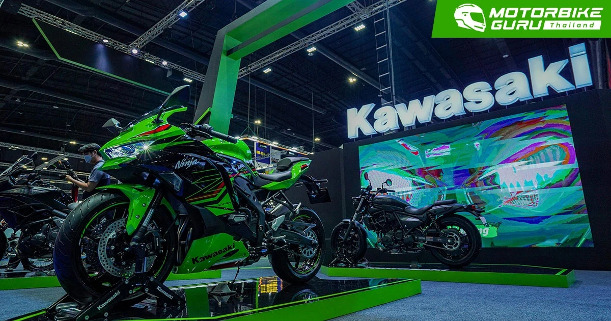 Kawasaki เปิดตัวรถจักรยานยนต์ Ninja ZX-4R รุ่นใหม่ในมอเตอร์โชว์ 2023