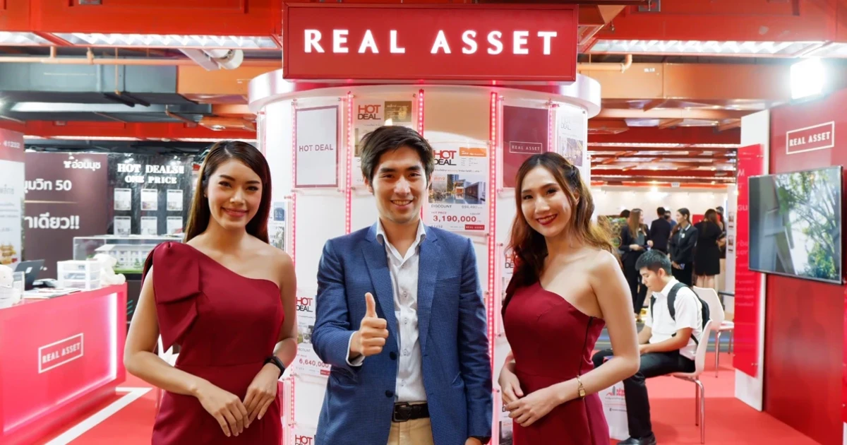 เรียลแอสเสท ร่วมงานมหกรรมบ้านฯ พร้อมจัดโปรแรง จอง 999 ฟรีทองหนักสูงสุด 65 บาท