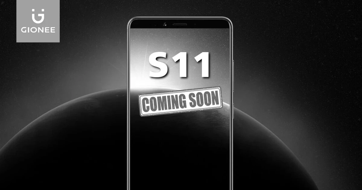Gionee S11 สมาร์ทโฟนหน้าจอไร้ขอบ 18:9 ความละเอียด Full HD+ กำลังจะมา!