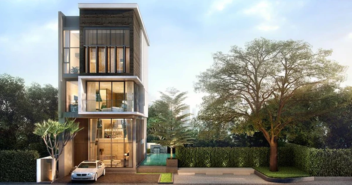 CHARM RATCHADA 42 วิลล่าสไตล์โมเดิร์นพร้อมห้องโถงเพดานสูง จำนวนเพียง 8 หลังเท่านั้น