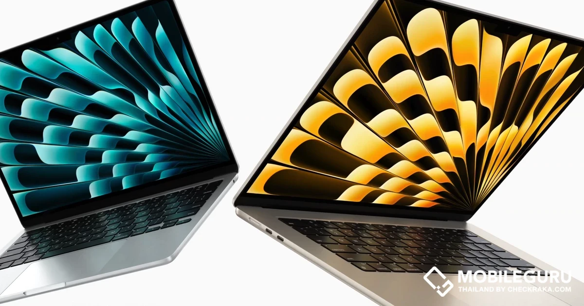 Apple เปิดตัว MacBook Air รุ่นหน้าจอ 15 นิ้ว ที่มาพร้อมชิป M2 บางเพียง 11.5 มม. และเบาเพียง 1.51 กก.