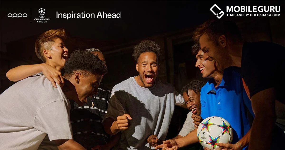 OPPO จับมือ UEFA ร่วมเป็นพันธมิตร ฉลองการแข่งขันผ่าน "Inspiration Ahead"