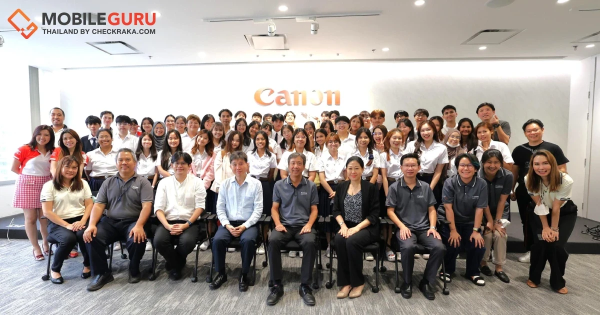 แคนนอน เปิดบ้านต้อนรับคณะนิสิตและอาจารย์ จากคณะวิทยาศาสตร์ จุฬาฯ เพื่อเรียนรู้เทคโนโลยีแคนนอนอย่างใกล้ชิด