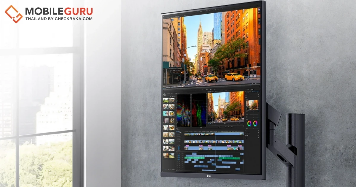 LG DualUp 28MQ780 จอมอนิเตอร์คอนเซปต์ใหม่ ที่ปฏิวัติการทำงานของคนวงการครีเอเตอร์ และดีไซน์เนอร์ ราคา 29,900 บาท