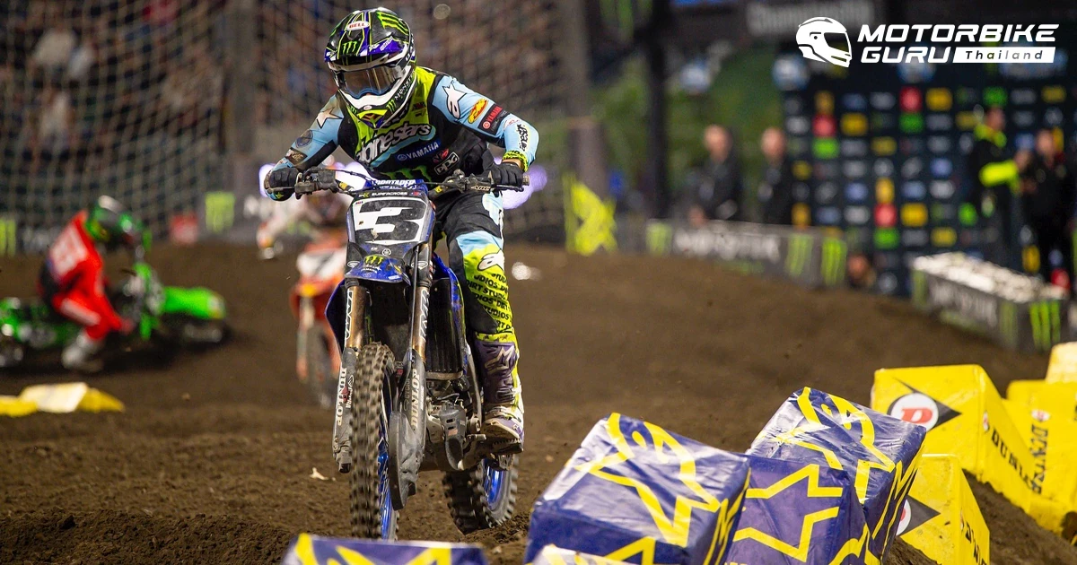 ทัพนักบิด MONSTER ENERGY YAMAHA STAR RACING พาเหรดซิวท็อป 7 แท็กทีมคว้าแต้มเปิดหัว AMA Supercross 2025