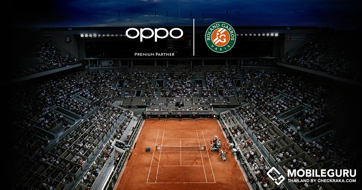 Roland-Garros และ OPPO เดินหน้าความร่วมมือระดับพรีเมียมสำหรับทัวร์นาเมนต์ปี 2022 และ 2023