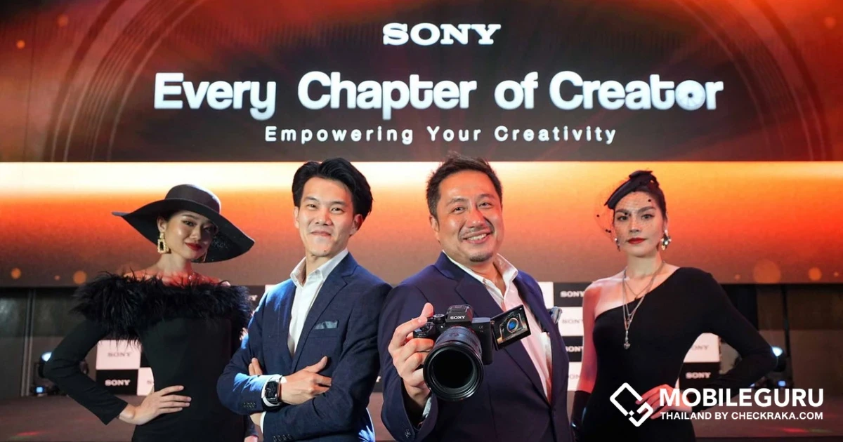 Sony ประเทศไทย เปิดตัวกล้องฟูลเฟรมรุ่นท็อป Alpha 7R V จัดเต็มเทคโนโลยี AI สุดอัจฉริยะ ราคา 159,990 บาท จอง 2 - 15 พ.ย. 65 ฟรี! Xperia 1 IV มูลค่า 48,990 บาท!!!
