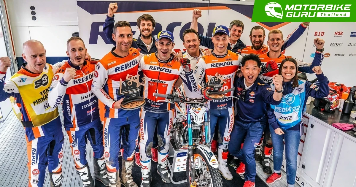 Honda สุดแกร่ง พาเหรดคว้าโพเดียม TrialGP ที่โปรตุเกส โทนี่ โบคว้าชัยเก็บคะแนนล่าแชมป์ฤดูกาล 2023