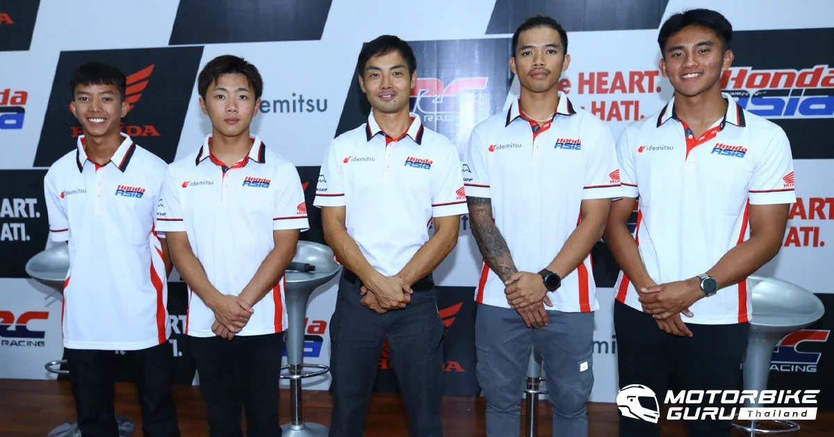 Honda ประกาศรายชื่อนักแข่งทีม Idemitsu Honda Team Asia ฤดูกาล 2024 โดยมี ก๊องส์-ธัชกร และ ก้อง-สมเกียรติ ลงแข่งในปีหน้า