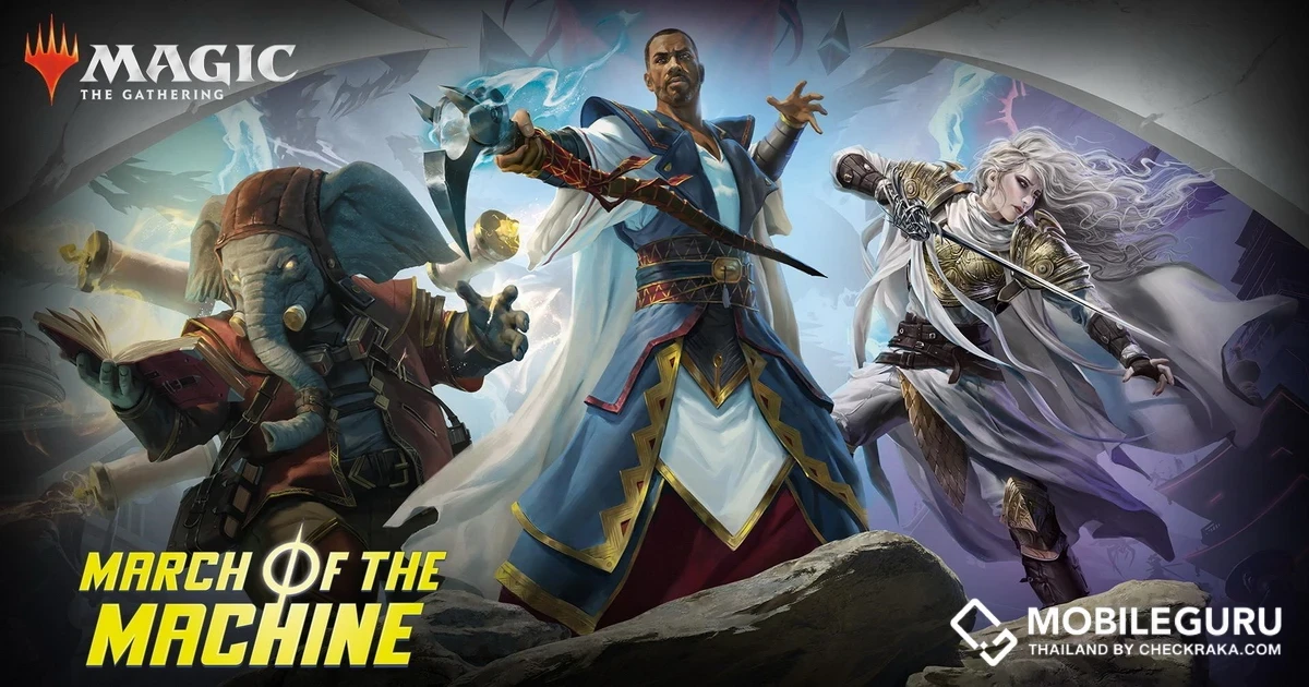 Magic: The Gathering’s March of the Machine บทที่ 4 ที่จะปิดฉากเนื้อเรื่องยาวหลายชุดของ Magic อันจะเปิดโอกาสให้ผู้เล่นปกป้องโลกต่างๆใน Multiverse จากการรุกรานของ Phyrexian!