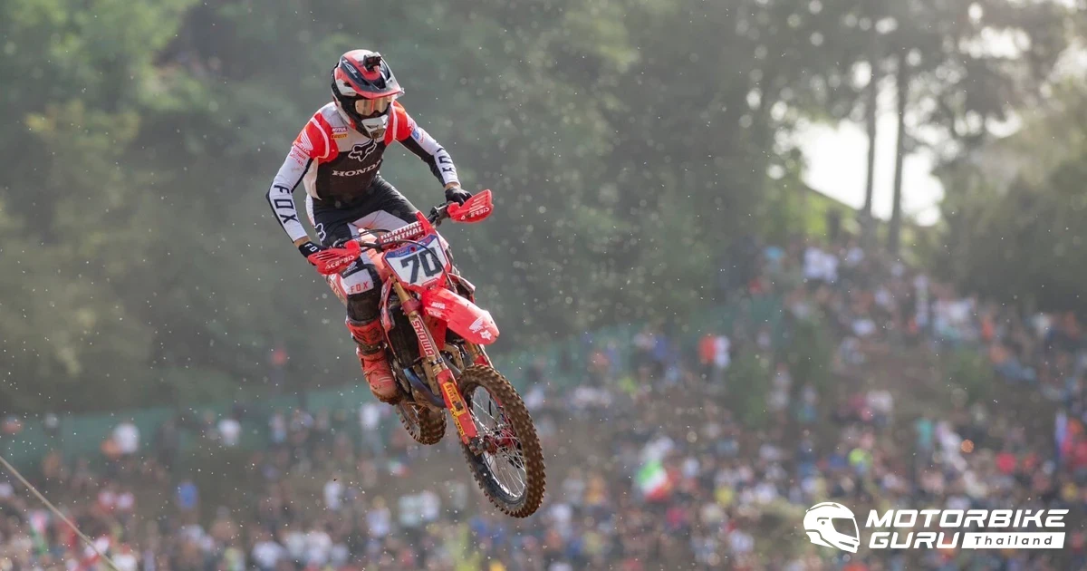 Honda คว้าโพเดียมคู่ใน MXGP ที่อิตาลี โดย Honda CRF450R ที่ขี่โดย ทิม ไกจ์เซอร์ และ รูเบน เฟอร์นานเดซ