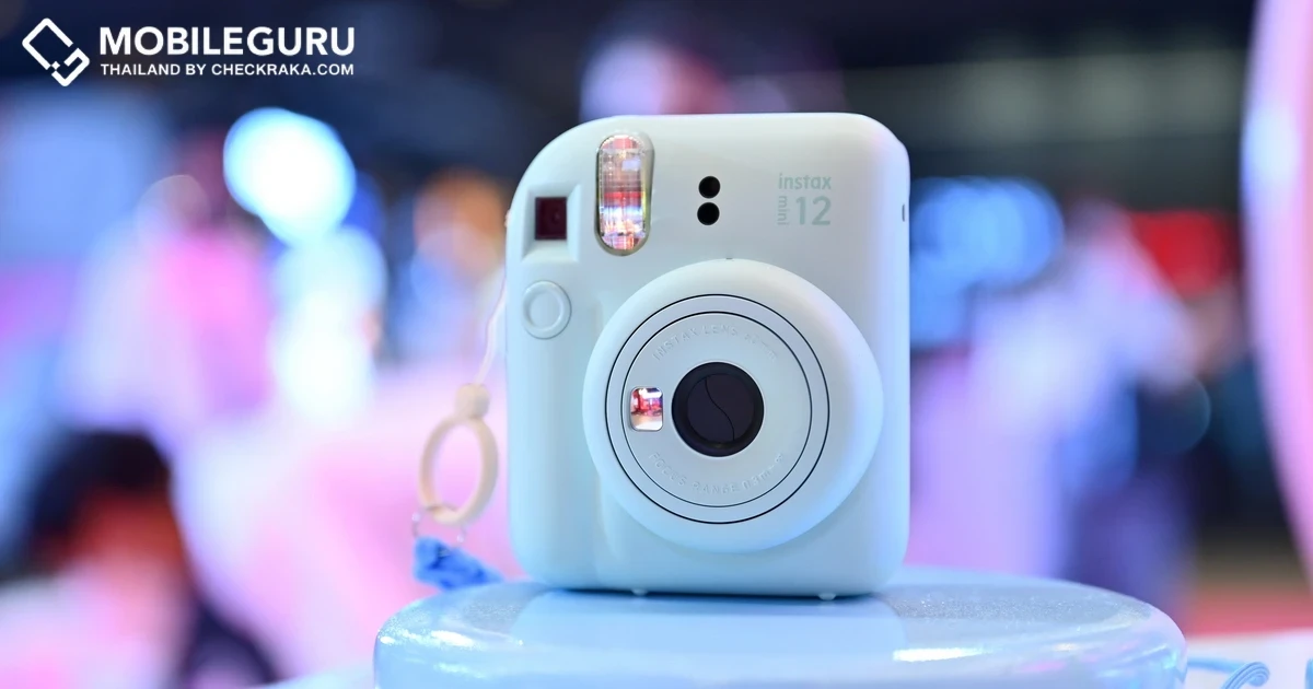 Fujifilm เปิดตัว INSTAX mini 12 กล้องฟิล์มอินสแตนท์รุ่นใหม่! ร่วมแต่งแต้มความสุข ความสดใสให้ชีวิต ในคอนเซ็ปต์ “Fill your world with joy” ราคา 2,690 บาท