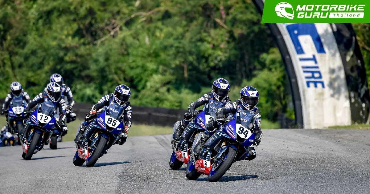 YAMAHA R3 bLU cRU THAILAND CUP 2023 เปิดฉากดวลความเร็วสนาม 1 ที่พีระฯ โดยดาวรุ่ง AMA บิดคว้าชัยไปครอง