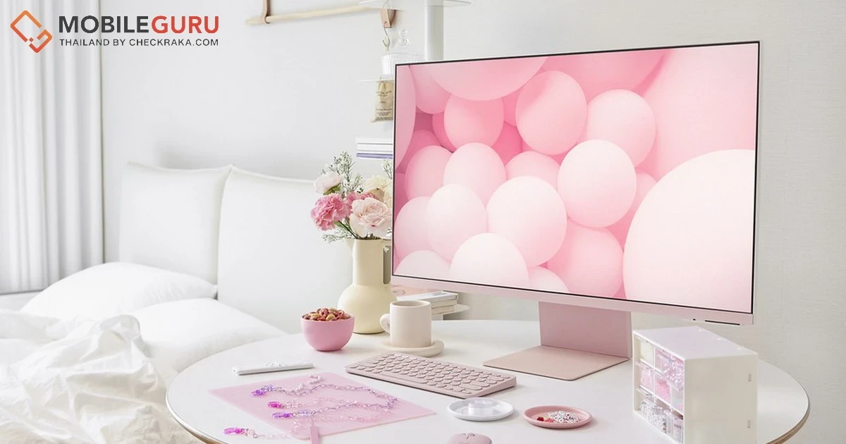 เปิดตัว Samsung Smart Monitor M8 จอมอนิเตอร์ดีไซน์มินิมอลสีพาสเทล 3 สีใหม่ล่าสุด ได้แก่ Cloud Pink, Spring Green และ Daylight Blue ราคา 22,990 บาท