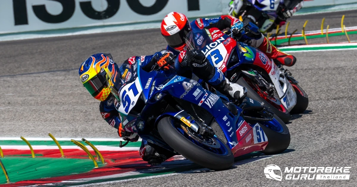 Yamaha Thailand Racing Team ขยับผลงานคว้าแต้ม WorldSSP สนาม 7 พิสูจน์มาตรฐานในเรซระดับโลก