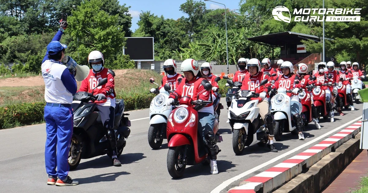 Honda จัดฝึกอบรมขับขี่ปลอดภัยให้กับเด็กด้อยโอกาสที่เชียงใหม่