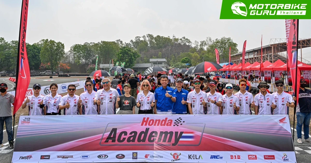 ปองคุณ เอี่ยมน้อย ประเดิมคว้าชัยเรซแรกในนัดเปิดสนาม Honda Academy 2023