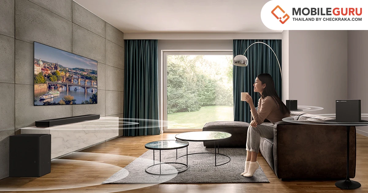 LG แนะทิปส์สร้างความบันเทิงในห้องนั่งเล่นแบบเต็มอรรถรสด้วยลำโพงซาวด์บาร์