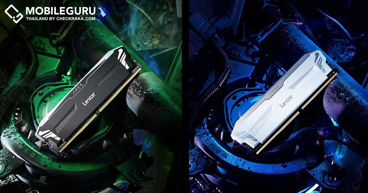 Lexar เปิดตัวหน่วยความจำรุ่นใหม่ Lexar® ARES RGB DDR4