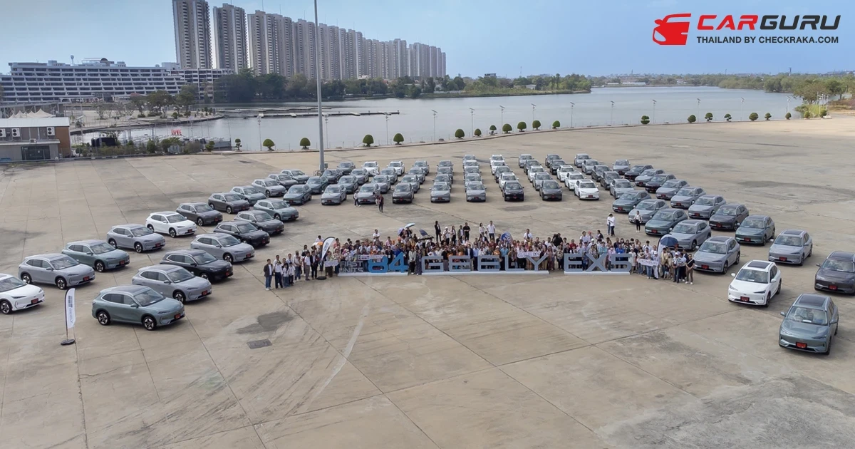 GEELY ส่งมอบ EX5 84 คัน ให้แก่ลูกค้ากลุ่มแรกของประเทศไทย ในโอกาสฉลองครอบรอบ 84 ปี กลุ่มธนบุรี
