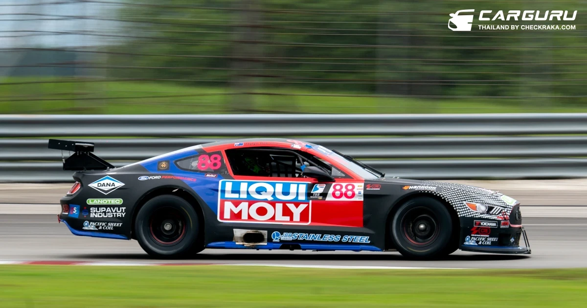Ford Mustang คว้า 2 โพเดียม หลังสู้ศึกสนามเซปังฯ ครั้งแรก ในรายการ ไทยแลนด์ ซูเปอร์ ซีรีส์