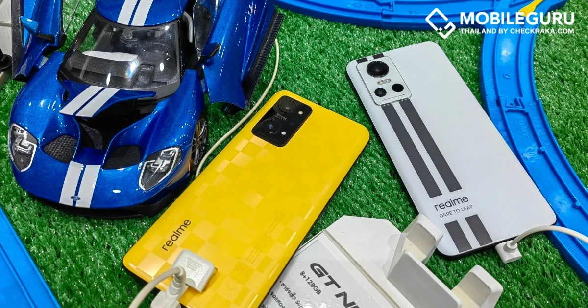 พาชม realme Brand Shop แฟชั่นไอส์แลนด์ ปรับโฉมใหม่สไตล์ Racing Stripe Design สาขาแรกในไทย สะท้อนความเร็ว แรง และทรงพลังเต็มขั้นกับสมาร์ตโฟนเรือธงรุ่นใหม่ล่าสุด realme GT Neo 3