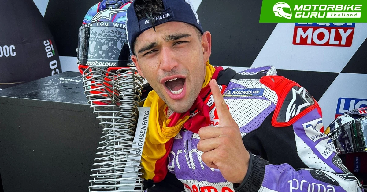 Ducati เหมาโพเดี้ยมหลัง Martin โชว์ฟอร์มดุ คว้าดับเบิ้ลแชมป์ใน GermanGP