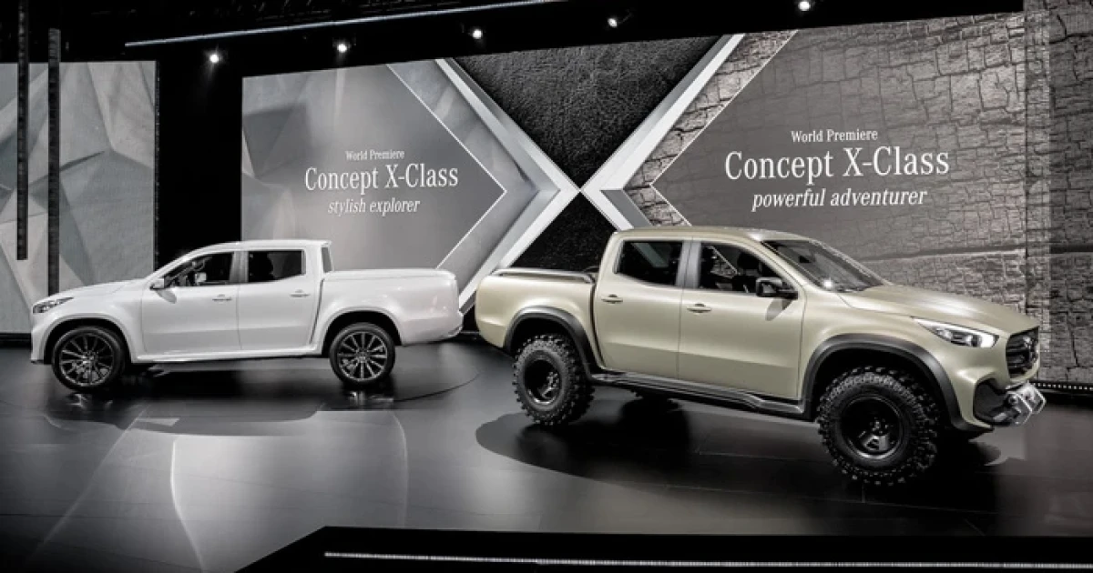 Mercedes-Benz Concept X-Class รถกระบะพรีเมียมของ Benz พื้นฐาน Nissan NP300 Navara!