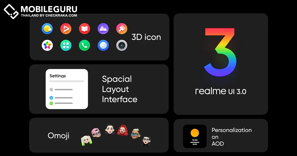 realme ปล่อย realme UI 3.0 รองรับฟีเจอร์ใน Android 12 เต็มรูปแบบ ยกระดับประสบการณ์สู่ความสมบูรณ์แบบในทุกมิติ