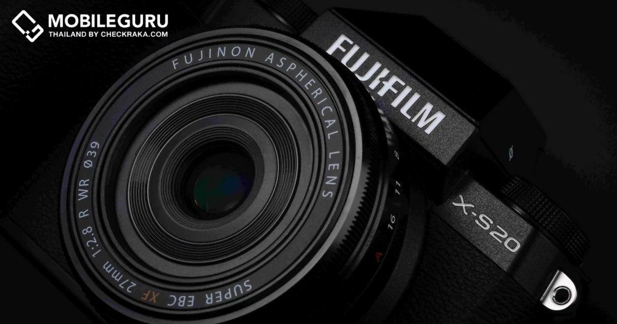 FUJIFILM X-S20 และเลนส์ Fujinon XF8mm F3.5 R WR เปิดจองแล้ว! ราคา 45,990 บาท (ตัว Body) และ 49,990 บาท (Set Kit 15-45)