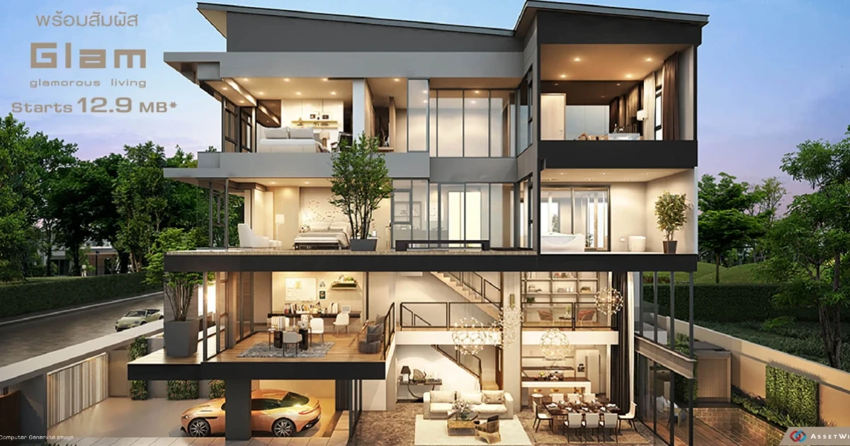 สัมผัสความ Luxury ของบ้านโครงการใหม่ "Glam Glamorous Living ลาดพร้าว" ลงทะเบียนรับสิทธิพิเศษ เริ่ม 12.9 ล้านบาท*