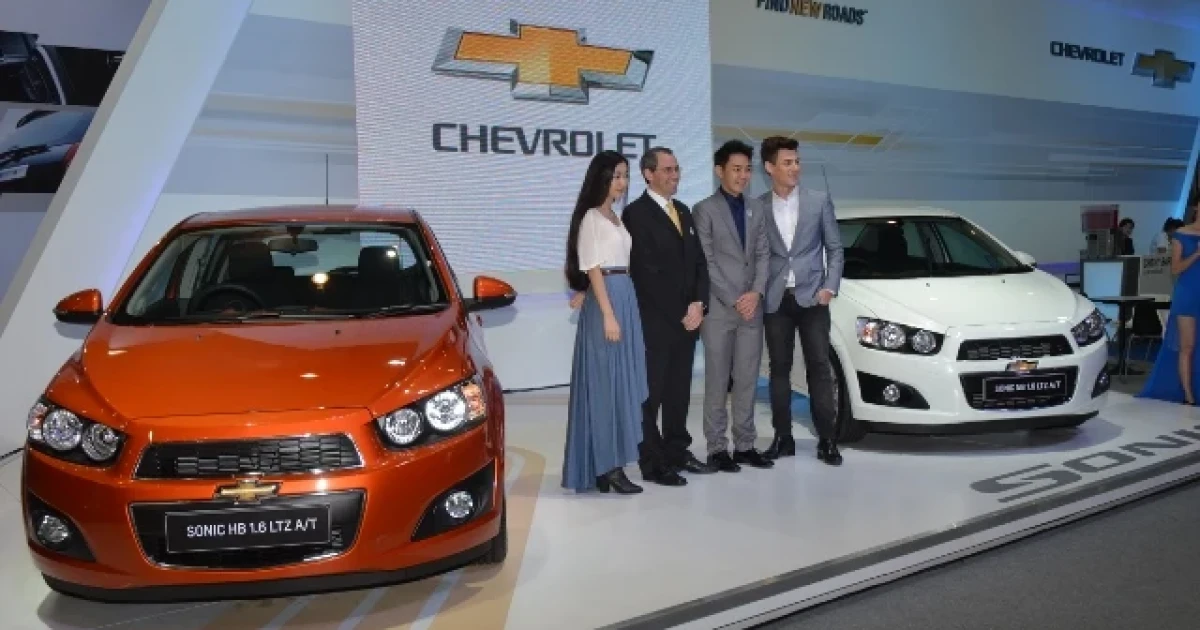 Chevrolet sonic 1.6 ลิตร E85 อวดโฉมใน FAST Auto Show